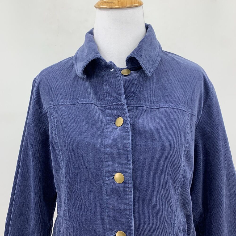 Pendleton Jacket Womens Pm Petite Medium Blue Cor… - image 3